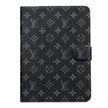 Elegant Monogram Canvas Flip Cover Apple iPad Protective Leather Case