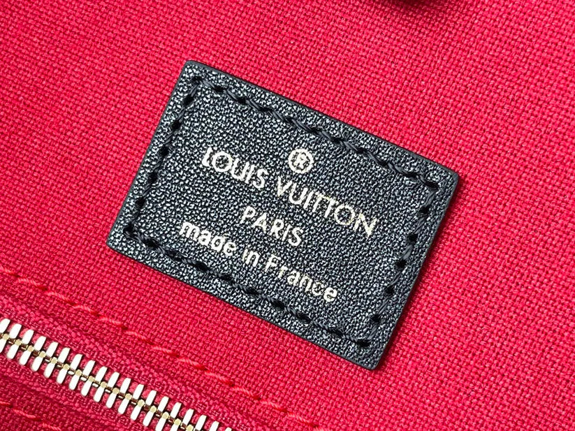 Luxe Monogram Leather Tote BagHandbag