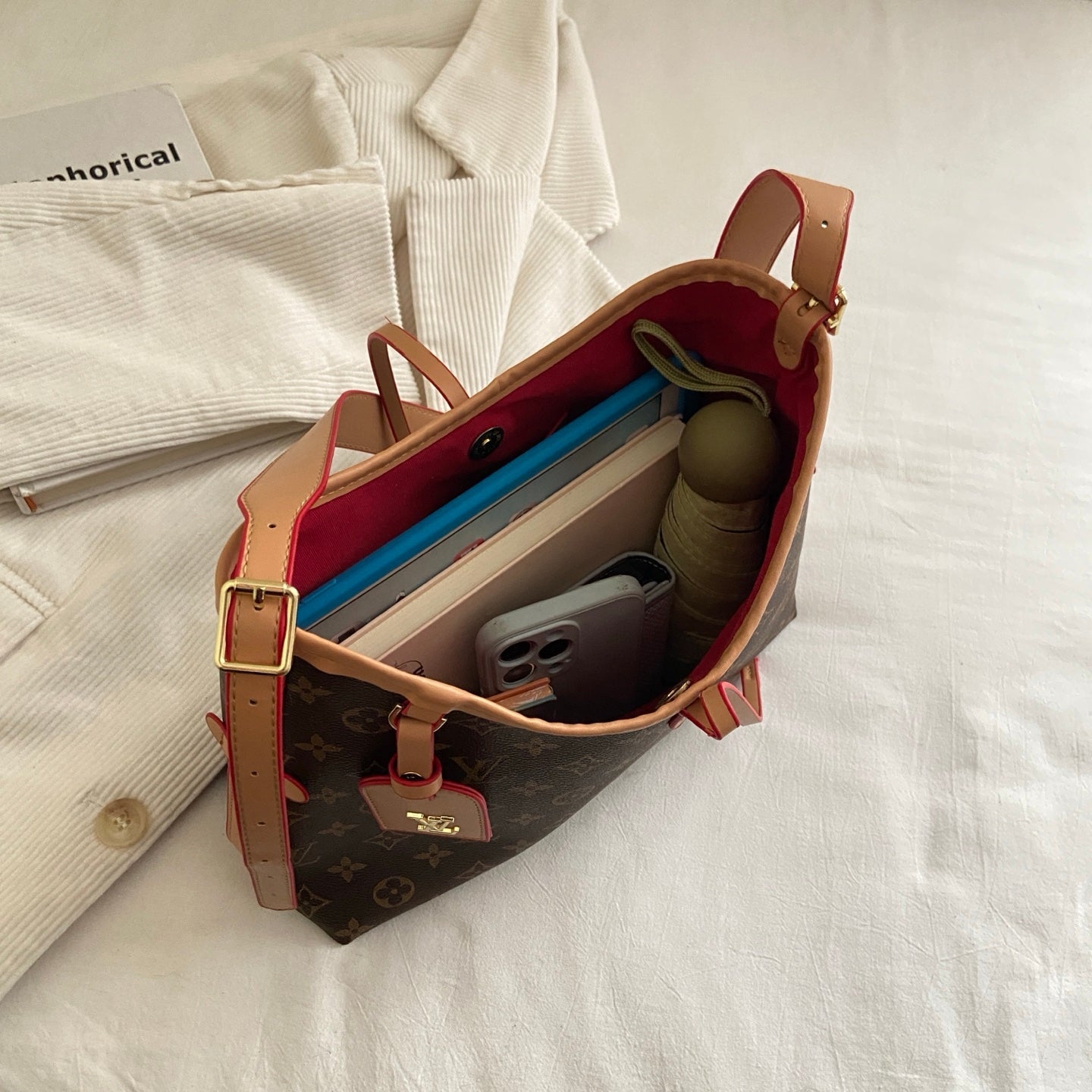 Monogram Cross-Strap Shoulder Bag