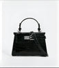 Crocodile-Print Light Luxury Kelly Bag