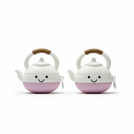 Healing and cute teapot AirPods case