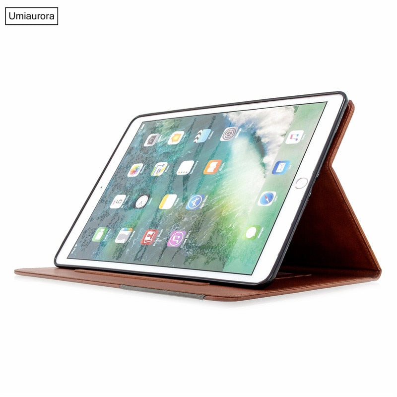 Leather Case with Inside Pocket for iPad
