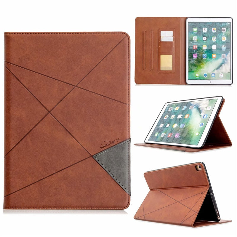 Leather Case with Inside Pocket for iPad