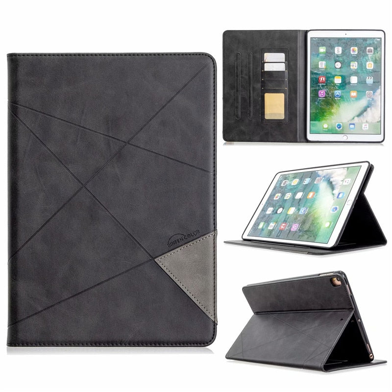 Leather Case with Inside Pocket for iPad