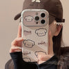 Cream cute puppy for iphone16 apple 15 mobile phone case 17promax cortex 11 generation hair 14 soft cover