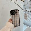 Flannel Xiaoxiangfeng 14pro max Apple phone case iPhone13 plaid 12 for 15 thousand bird grids 11 hair X
