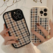 Flannel Xiaoxiangfeng 14pro max Apple phone case iPhone13 plaid 12 for 15 thousand bird grids 11 hair X