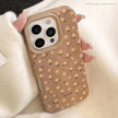 Autumn small flowers are suitable for iphone16 Apple 17promax mobile phone case 15 retro 14 suede 13 generation hair