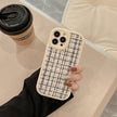 Flannel Xiaoxiangfeng 14pro max Apple phone case iPhone13 plaid 12 for 15 thousand bird grids 11 hair X