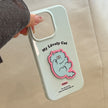 Fun color cat iphone16 mobile phone case apple 15promax for 17 anti-drop 14 three-dimensional 13 creative