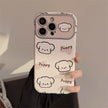 Cream cute puppy for iphone16 apple 15 mobile phone case 17promax cortex 11 generation hair 14 soft cover