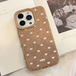 Gilt suitable for iphone17 Apple 16promax mobile phone case 15 autumn and winter brown fluff 14 suede 13 anti-drop