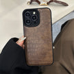 Alligator leather pattern 15 Apple 16 mobile phone case 17promax retro premium style 12 for iPhone13 personality trend