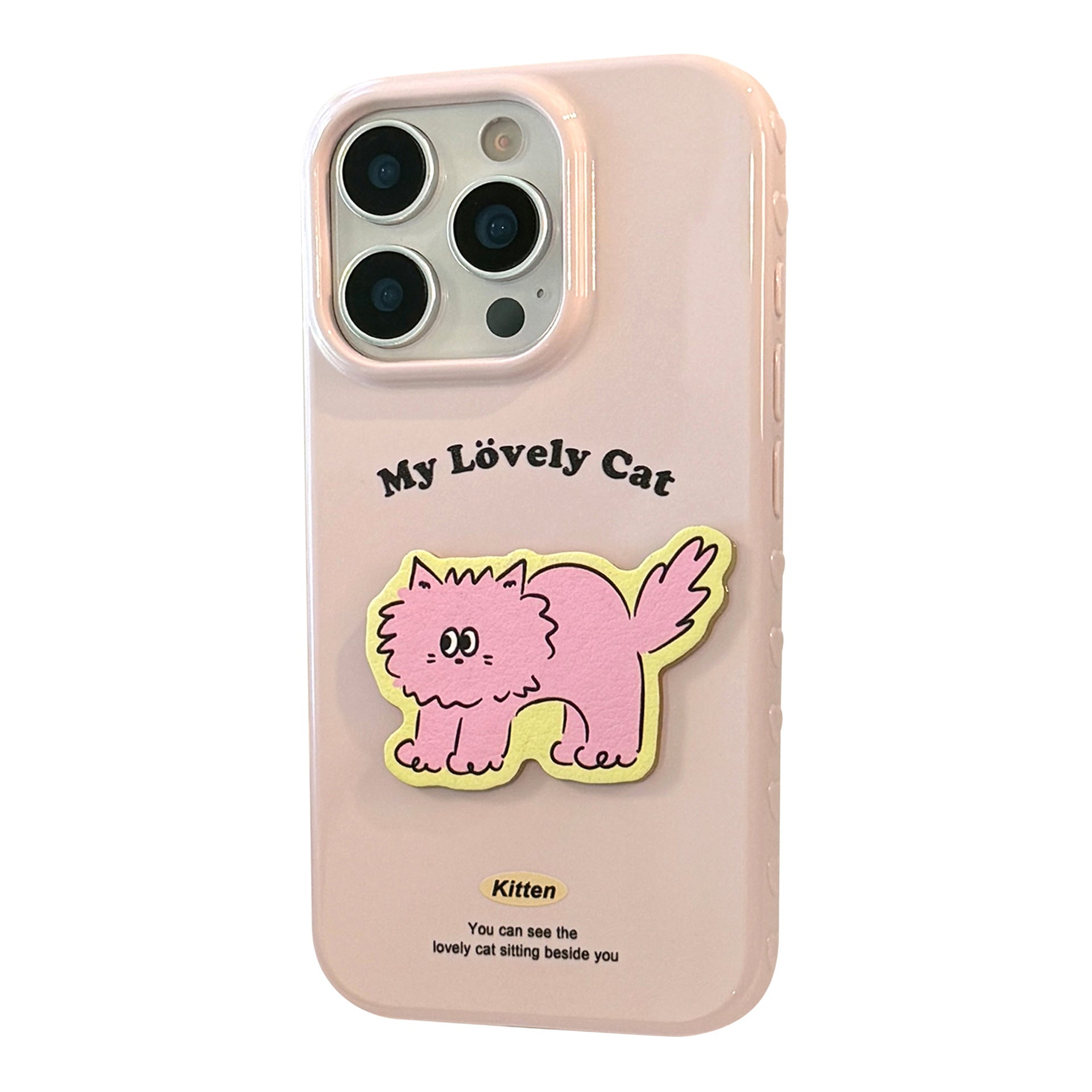 Fun color cat iphone16 mobile phone case apple 15promax for 17 anti-drop 14 three-dimensional 13 creative