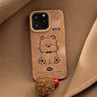 Suede for 17promax iPhone case iPhone 15 West Highland Puppy 14 Plush rope 13 Soft 16 sets