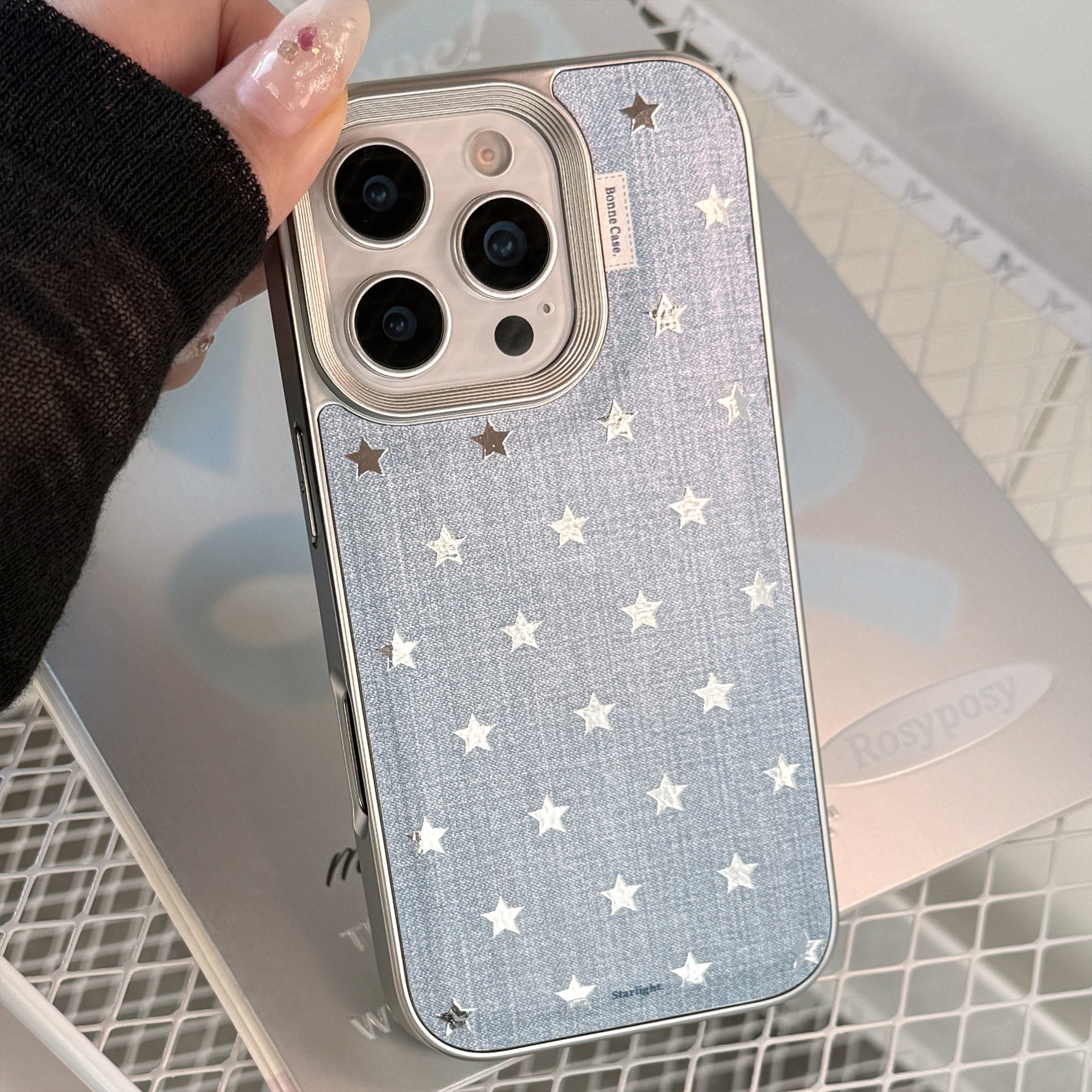 Cowboy star Apple 16 mobile phone case 17promax leather personality 13 suitable for iPhone15 gilt 11 anti-drop