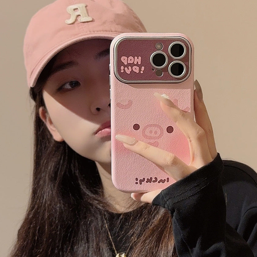 Applicable to Apple 15promax mobile phone case iphone16 super cute pig duckling 17 cortex 13 anti-drop 12