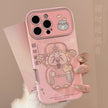 Pink God of Wealth gift for iphone16 iPhone case 14promax cortex 15 three-dimensional 17 New Year