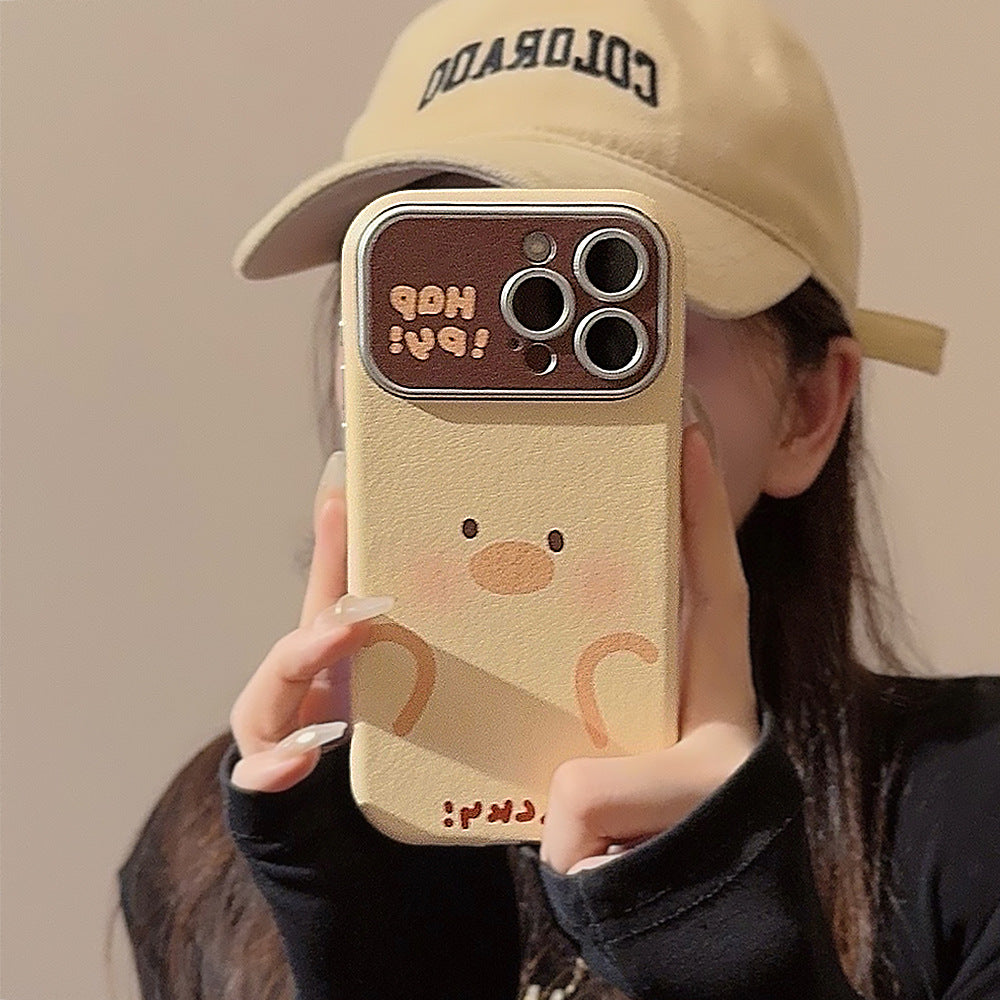 Applicable to Apple 15promax mobile phone case iphone16 super cute pig duckling 17 cortex 13 anti-drop 12