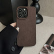 Dark brown moon pit pattern Apple 16 mobile phone case 14promax premium 11 for iPhone13 leather pattern 15 retro
