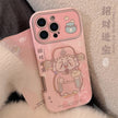 Pink God of Wealth gift for iphone16 iPhone case 14promax cortex 15 three-dimensional 17 New Year