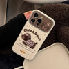 Autumn and winter couple puppy suitable for 16promax iPhone case iphone15 three-dimensional cartoon 14 leather case 17