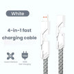 4-in-1 The Cable  Fast Charger for iPhone Series And Samsung Series