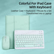 PU Leather iPad Case with Stand and Keyboard