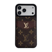 Louis V Card Holder Case For iPhone 17/ 16/ 15/ 14