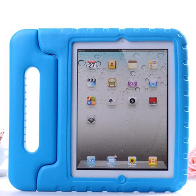 Kids Shockproof Case for Apple iPad with Handle & Stand